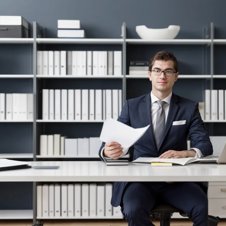 Legal consultant advising business owner on compliance